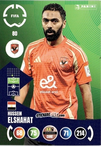 Sticker Hussein El Shahat - FIFA Club World Cup 2025. Adrenalyn XL n. 80 - Panini