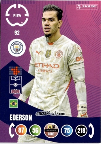 Cromo Ederson - FIFA Club World Cup 2025. Adrenalyn XL n. 92 - Panini