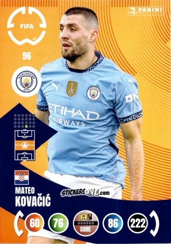 Cromo Mateo Kovačić - FIFA Club World Cup 2025. Adrenalyn XL n. 96 - Panini