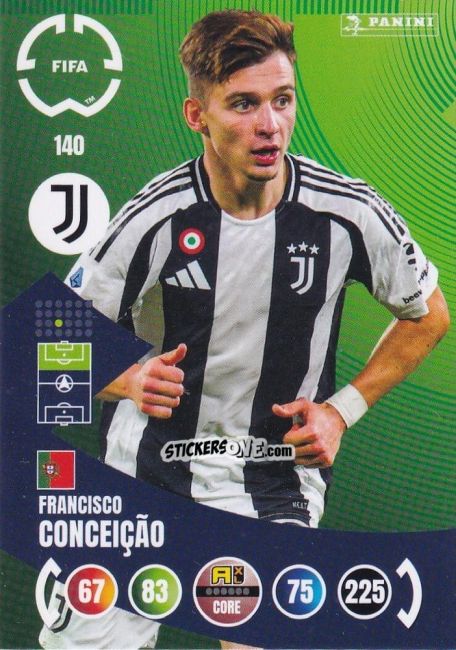 Sticker Francisco Conceição - FIFA Club World Cup 2025. Adrenalyn XL n. 140 - Panini