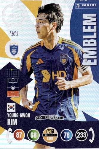 Sticker Young-Gwon kim - FIFA Club World Cup 2025. Adrenalyn XL n. 154 - Panini