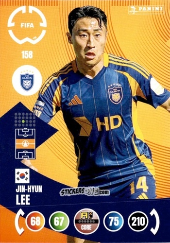 Sticker Jin-Hyun Lee - FIFA Club World Cup 2025. Adrenalyn XL n. 158 - Panini