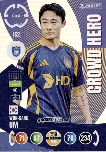 Sticker Won-Sang Um - FIFA Club World Cup 2025. Adrenalyn XL n. 162 - Panini