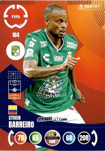Sticker Stiven Barreiro - FIFA Club World Cup 2025. Adrenalyn XL n. 164 - Panini