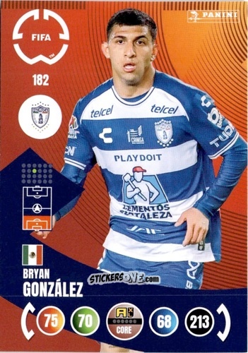 Sticker Bryan González - FIFA Club World Cup 2025. Adrenalyn XL n. 182 - Panini