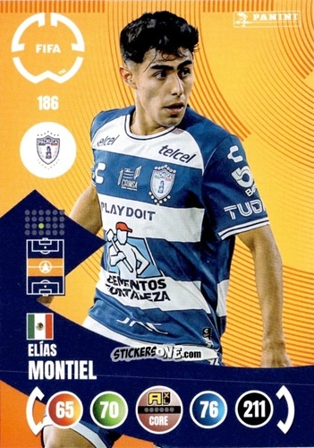 Sticker Elías Montiel - FIFA Club World Cup 2025. Adrenalyn XL n. 186 - Panini