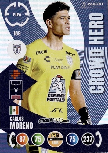 Sticker Carlos Moreno - FIFA Club World Cup 2025. Adrenalyn XL n. 189 - Panini