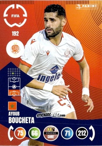 Sticker Ayoub Boucheta - FIFA Club World Cup 2025. Adrenalyn XL n. 192 - Panini