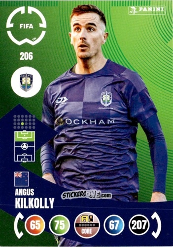Figurina Core Angus Kilkolly - FIFA Club World Cup 2025. Adrenalyn XL n. 206 - Panini