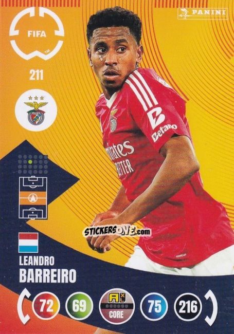 Cromo Leandro Barreiro - FIFA Club World Cup 2025. Adrenalyn XL n. 211 - Panini