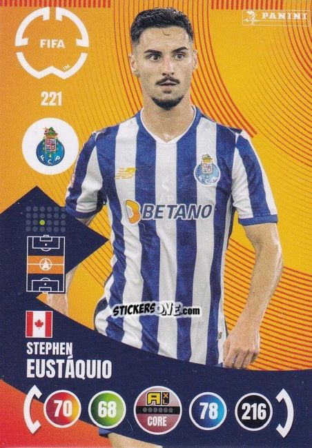 Cromo Stephen Eustáquio - FIFA Club World Cup 2025. Adrenalyn XL n. 221 - Panini