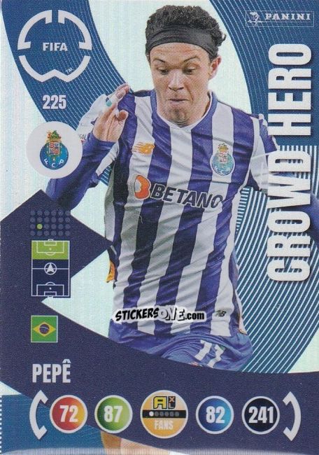 Cromo Pepê - FIFA Club World Cup 2025. Adrenalyn XL n. 225 - Panini