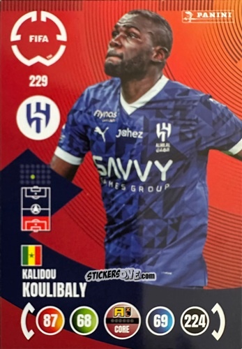 Figurina Kalidou Koulibaly - FIFA Club World Cup 2025. Adrenalyn XL n. 229 - Panini