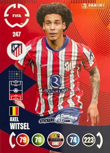 Sticker Axel Witsel - FIFA Club World Cup 2025. Adrenalyn XL n. 247 - Panini