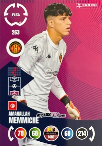 Sticker Amanallah Memmiche - FIFA Club World Cup 2025. Adrenalyn XL n. 263 - Panini