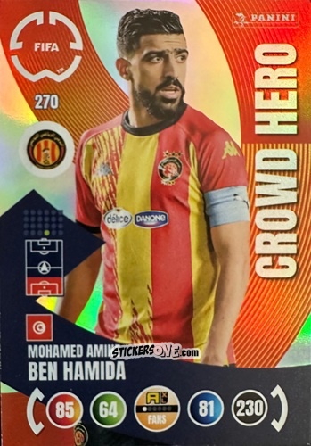 Sticker Mohamed Amine Ben Hamida - FIFA Club World Cup 2025. Adrenalyn XL n. 270 - Panini