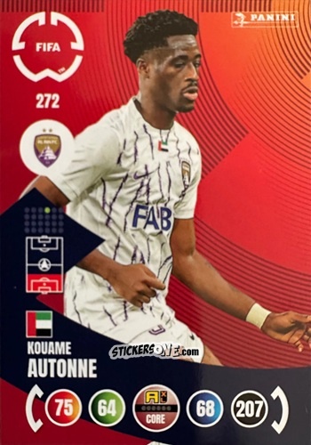 Figurina Kouame Autonne Kouadio - FIFA Club World Cup 2025. Adrenalyn XL n. 272 - Panini