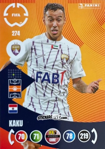 Figurina Kaku - FIFA Club World Cup 2025. Adrenalyn XL n. 274 - Panini