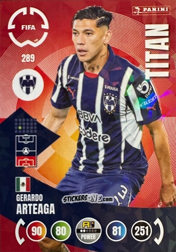 Sticker Gerardo Arteaga - FIFA Club World Cup 2025. Adrenalyn XL n. 289 - Panini