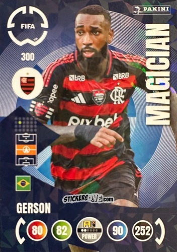 Sticker Gerson - FIFA Club World Cup 2025. Adrenalyn XL n. 300 - Panini