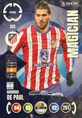 Sticker Rodrigo De Paul - FIFA Club World Cup 2025. Adrenalyn XL n. 313 - Panini