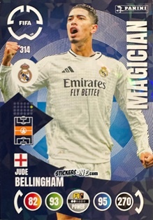 Figurina Jude Bellingham - FIFA Club World Cup 2025. Adrenalyn XL n. 314 - Panini