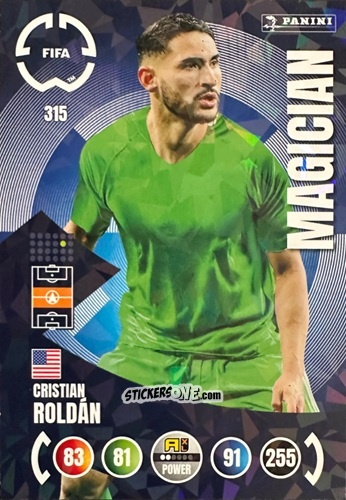 Sticker Cristian Roldán - FIFA Club World Cup 2025. Adrenalyn XL n. 315 - Panini