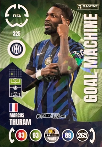 Figurina Marcus Thuram - FIFA Club World Cup 2025. Adrenalyn XL n. 325 - Panini
