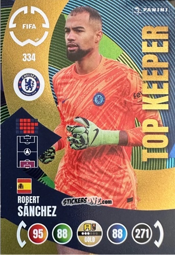 Sticker Robert Sánchez - FIFA Club World Cup 2025. Adrenalyn XL n. 334 - Panini