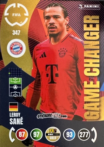 Sticker Leroy Sané - FIFA Club World Cup 2025. Adrenalyn XL n. 347 - Panini