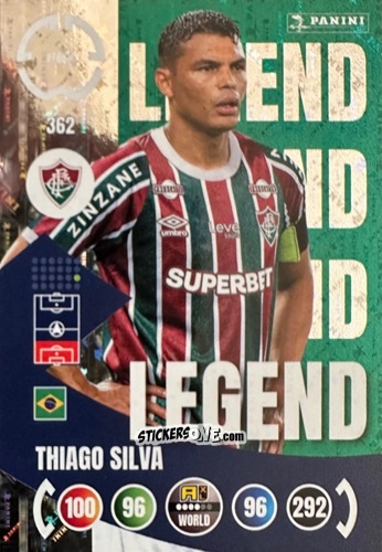 Sticker Thiago Silva - FIFA Club World Cup 2025. Adrenalyn XL n. 362 - Panini