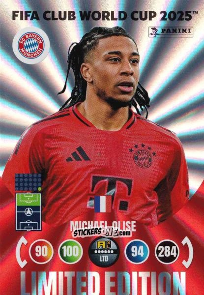 Sticker Michael Olise - FIFA Club World Cup 2025. Adrenalyn XL n. LE-MO - Panini