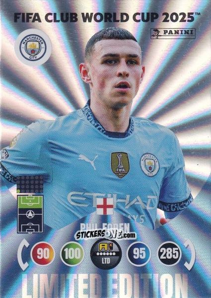 Sticker Phil Foden - FIFA Club World Cup 2025. Adrenalyn XL n. LE-PF - Panini