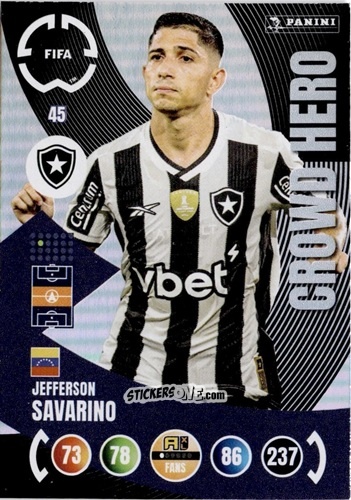 Sticker Jefferson Savarino - FIFA Club World Cup 2025. Adrenalyn XL n. 45 - Panini