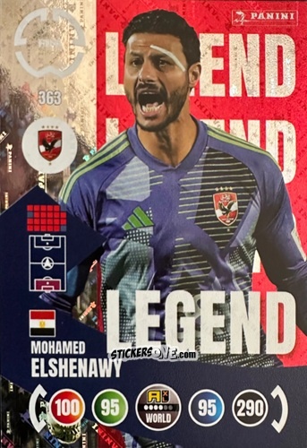 Sticker Mohamed El Shenawy - FIFA Club World Cup 2025. Adrenalyn XL n. 363 - Panini