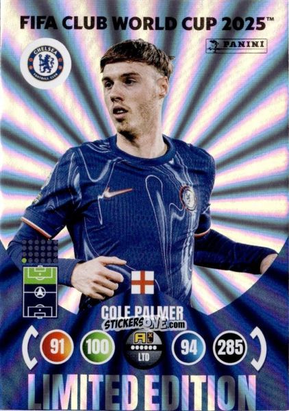 Sticker Cole Palmer - FIFA Club World Cup 2025. Adrenalyn XL n. LE-CP - Panini