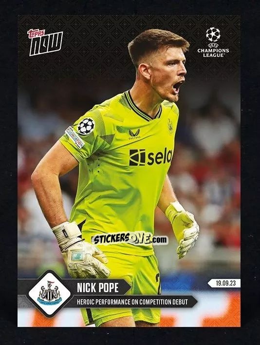 Sticker Nick Pope