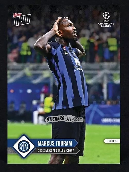 Cromo Marcus Thuram - Now UEFA Champions League 2023-2024
 n. 26 - Topps