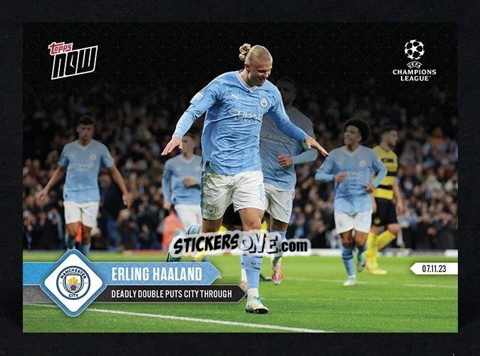 Cromo Erling Haaland - Now UEFA Champions League 2023-2024
 n. 59 - Topps