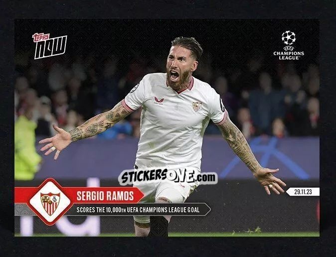 Cromo Sergio Ramos - Now UEFA Champions League 2023-2024
 n. 76 - Topps
