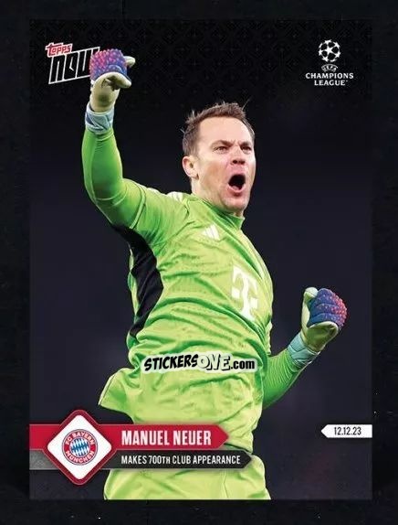 Sticker Manuel Neuer - Now UEFA Champions League 2023-2024
 n. 79 - Topps