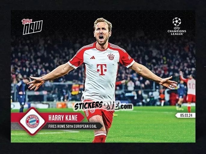 Cromo Harry Kane - Now UEFA Champions League 2023-2024
 n. 101 - Topps