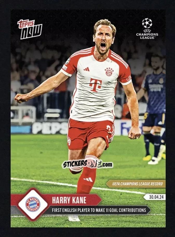 Cromo Harry Kane - Now UEFA Champions League 2023-2024
 n. 123 - Topps