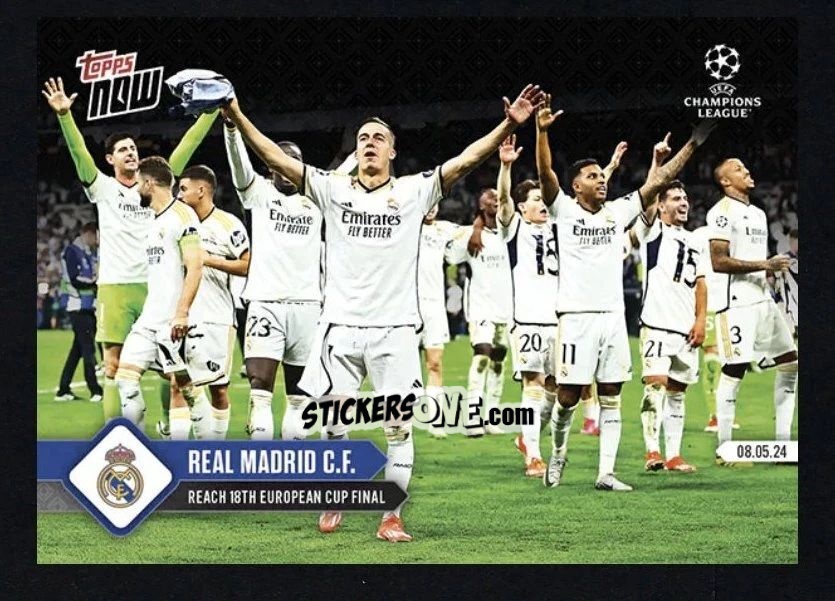 Sticker Real Madrid team