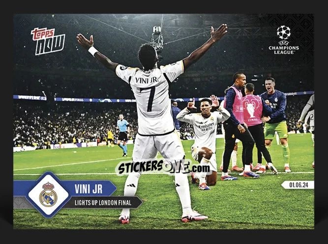 Cromo Vini Jr. - Now UEFA Champions League 2023-2024
 n. 133 - Topps