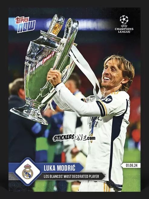 Cromo Luka Modric - Now UEFA Champions League 2023-2024
 n. 136 - Topps