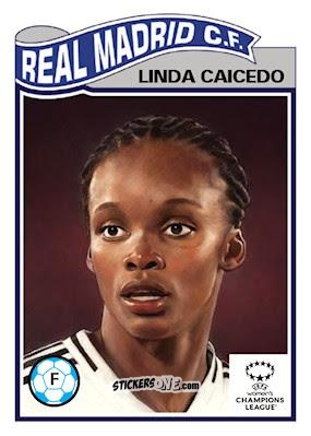 Sticker Linda Caicedo - Living Set Soccer 2025 n. 768 - Topps