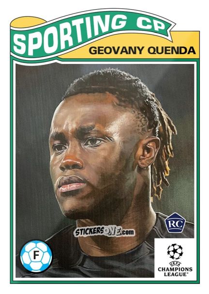 Figurina Geovany Quenda - Living Set Soccer 2025 n. 794 - Topps