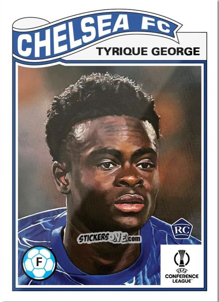 Sticker Tyrique George - Living Set Soccer 2025 n. 801 - Topps