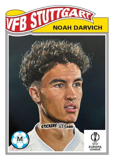 Cromo Noah Darvich - Living Set Soccer 2025 n. 810 - Topps